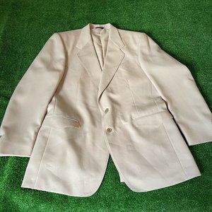 Farah Westernwear Vintage Beige Cowboy Western Blazer Casual Jacket Size 44L
